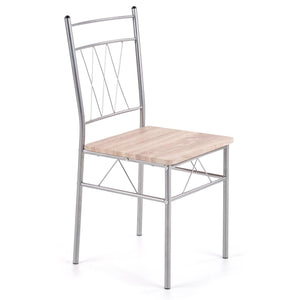 Jedálenský set Marslo - 2x stolička, 1x stôl (dub sonoma)