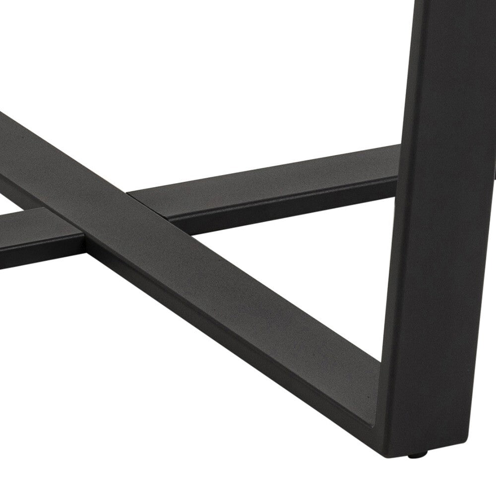 Jedálenský stôl Arden 110x110 cm (čierna)