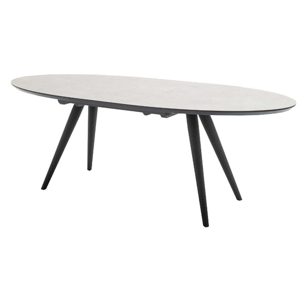 Jedálenský stôl Connor rozkladací 200-245x76x100 cm (sivá)