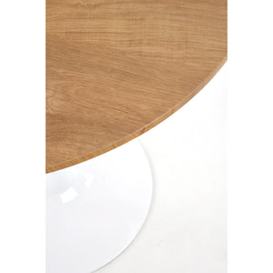 Jedálenský stôl Fito (dub zlatý, biela)