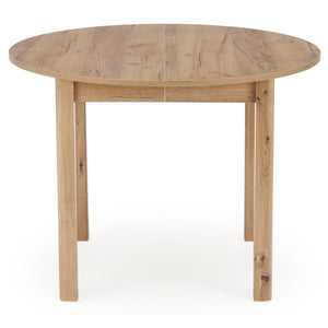 Jedálenský stôl Ginro rozkladací 102-142x76x102 cm (dub craft)