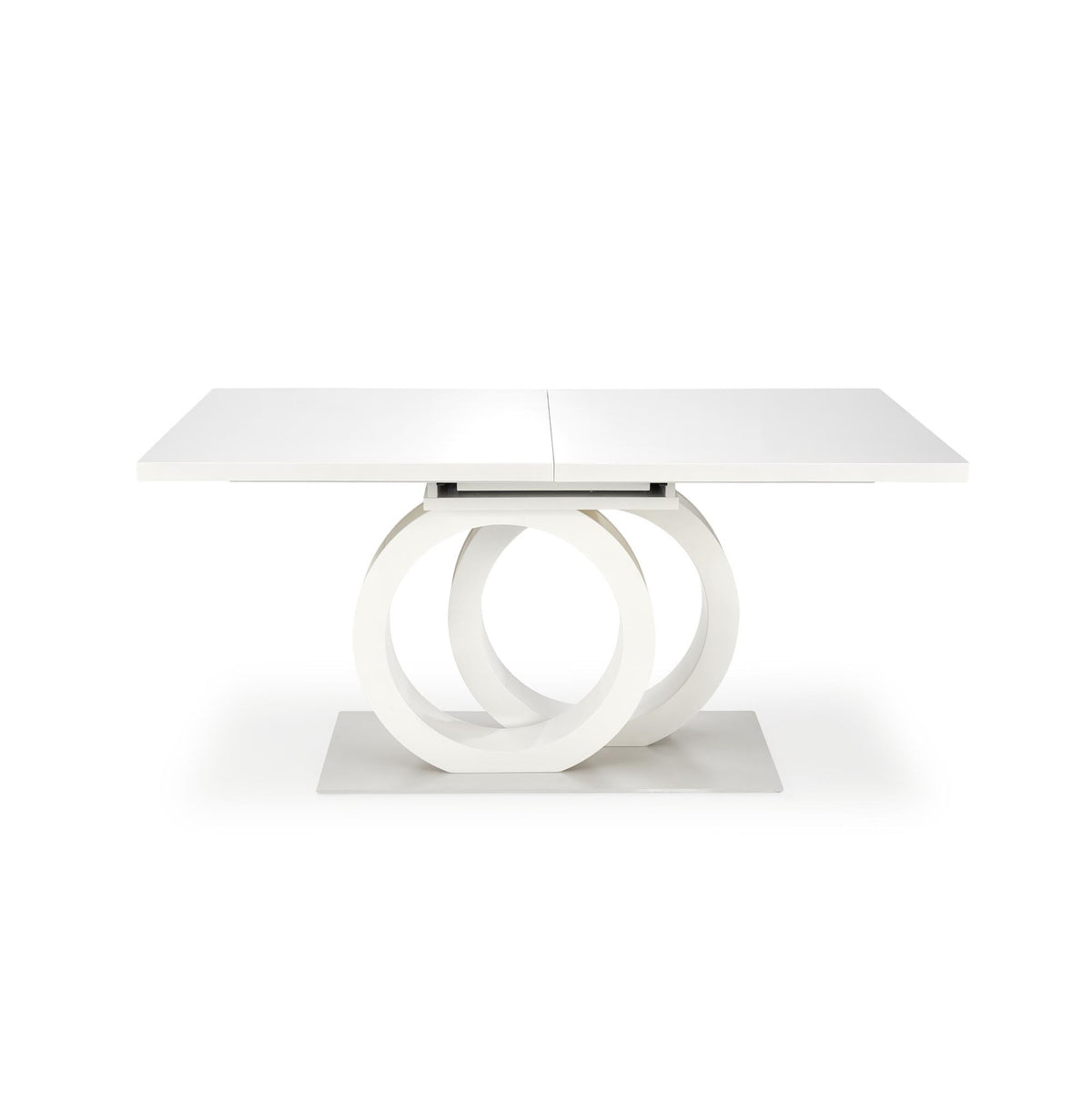 Jedálenský stôl Haraldo rozkladacia 160-200x76,5x90 cm (biela)