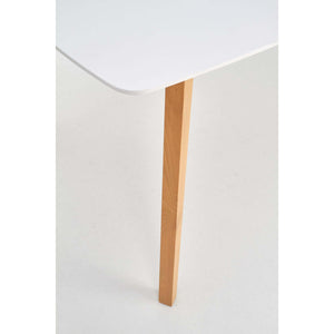 Jedálenský stôl Kajetan rozkladací 150-200x76x85 cm (biela, dub)