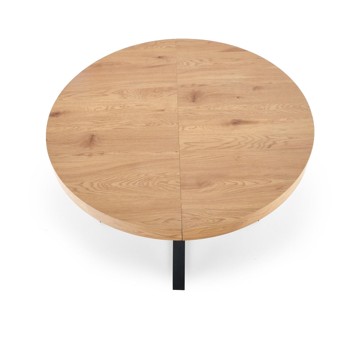 Jedálenský stôl Keroy rozkladacia 120-160x76x120 cm (dub,čierna)