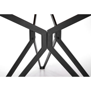 Jedálenský stôl Licel (dub, čierna)