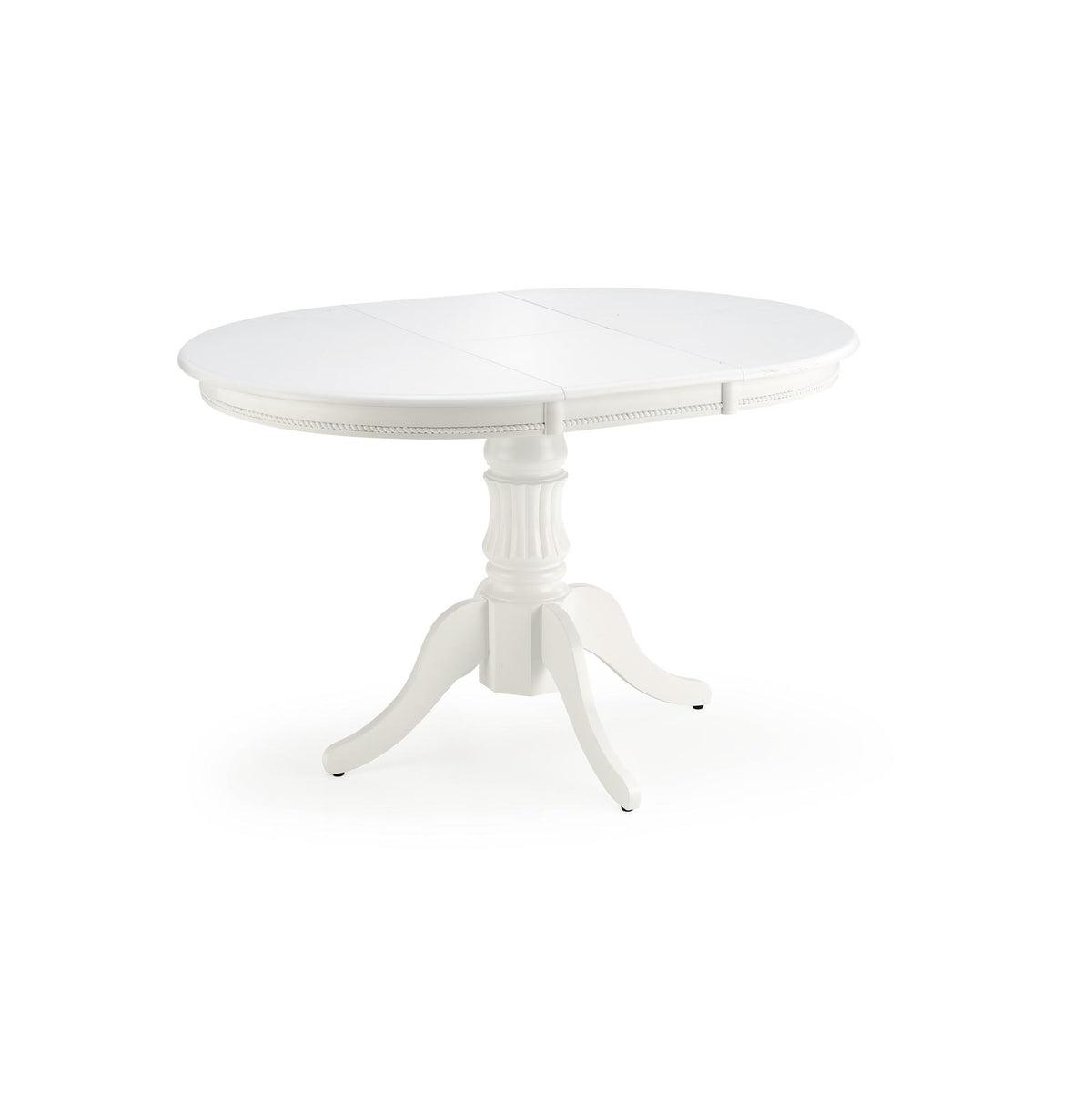 Jedálenský stôl Mawili rozkladacia 90-124x75x90 cm (biela)