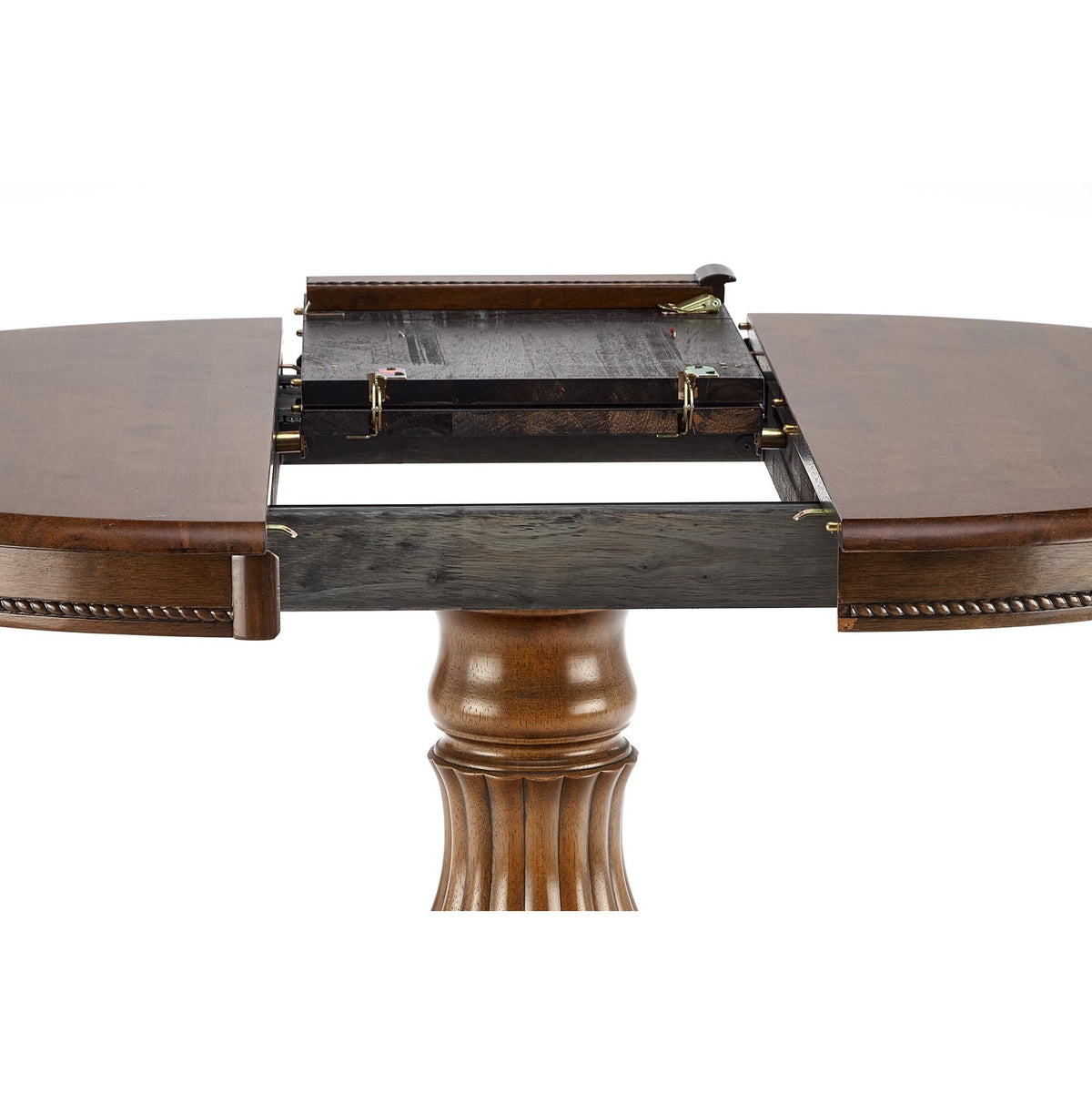 Jedálenský stôl Mawili rozkladacia 90-124x75x90 cm (orech)