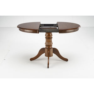 Jedálenský stôl Mawili rozkladacia 90-124x75x90 cm (orech)