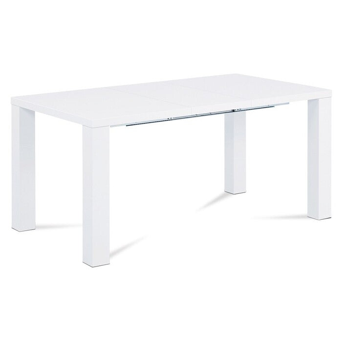 Jedálenský stôl Olaf rozkladací 120-160x76x90 cm (biela)