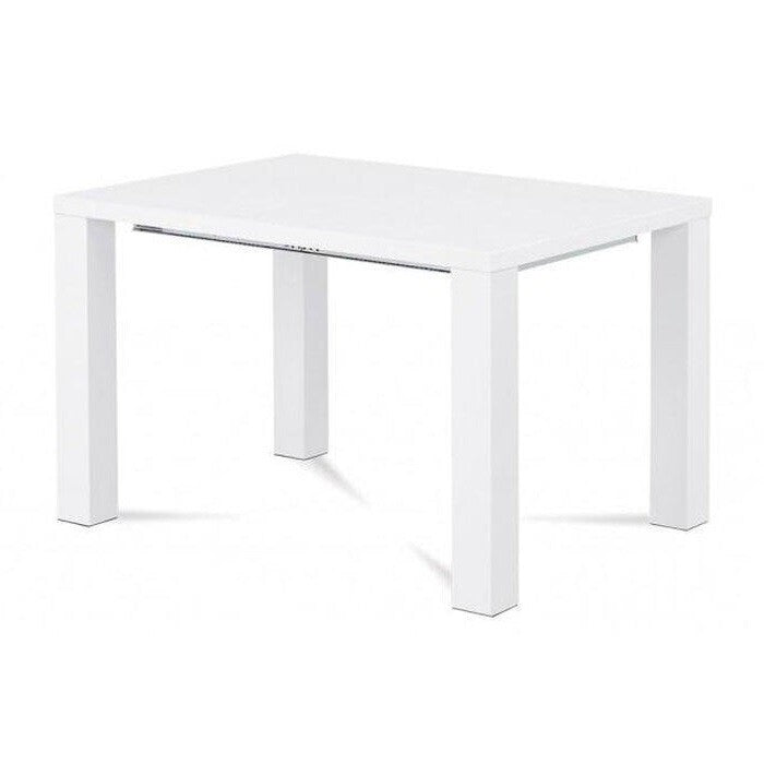 Jedálenský stôl Olaf rozkladací 120-160x76x90 cm (biela)