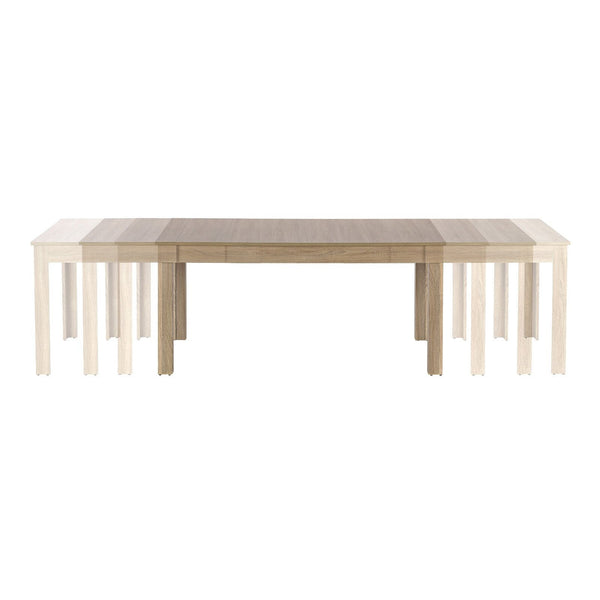 Jedálenský stôl Selyn rozkladací 160-300x76x90 (dub sonoma).