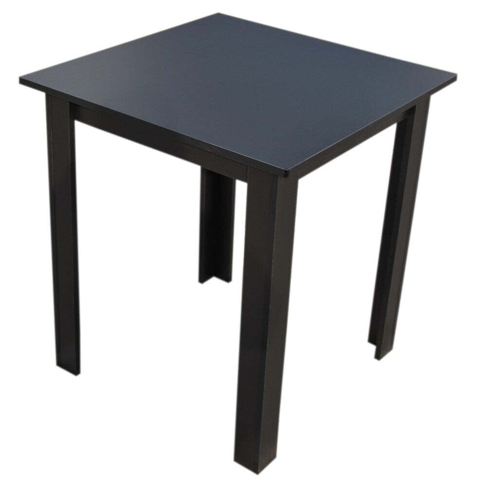 Jedálenský stôl Timmy 70x70cm (čierna) - II. akosť