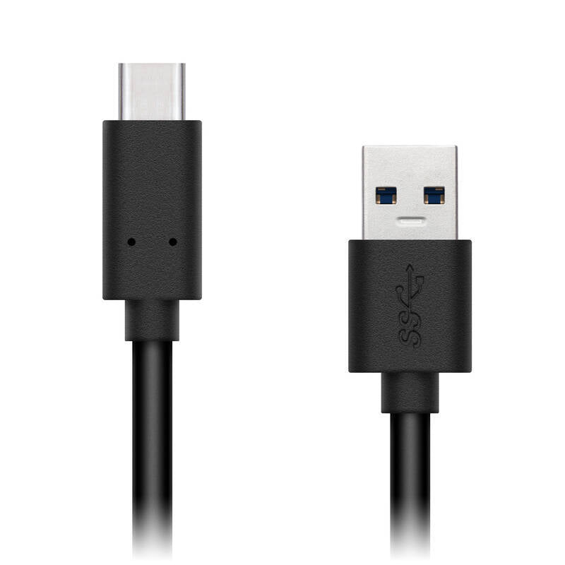 Kábel Connect IT USB Typ C na USB, 3A, 0,5m, čierna