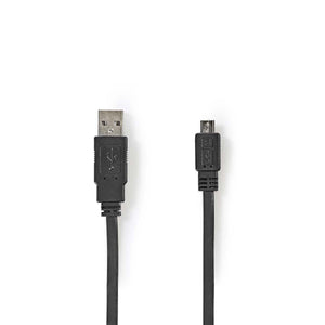 Kábel Nedis Micro USB na USB, 1m, čierna