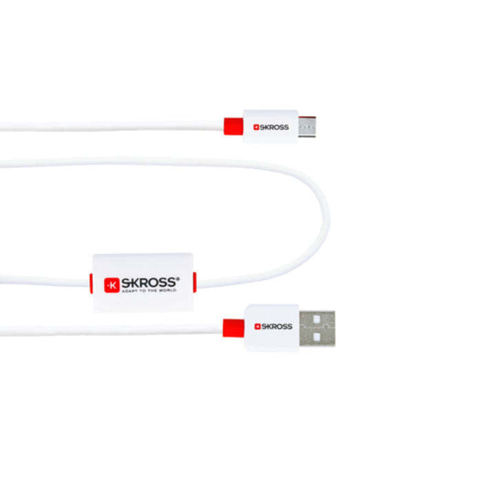 Kábel Skross Buzz Micro USB na USB, alarm pri odpojení