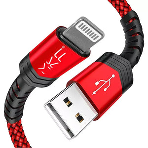 Kábel USB A na Lightning, 20 W, 2 A, 1,2 m, červená POŠKODENÝ OBAL