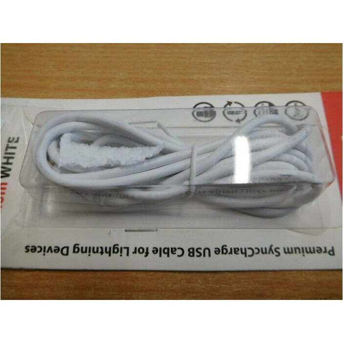 Kábel WG Lightning na USB, 2m, biela POŠKODENÝ OBAL