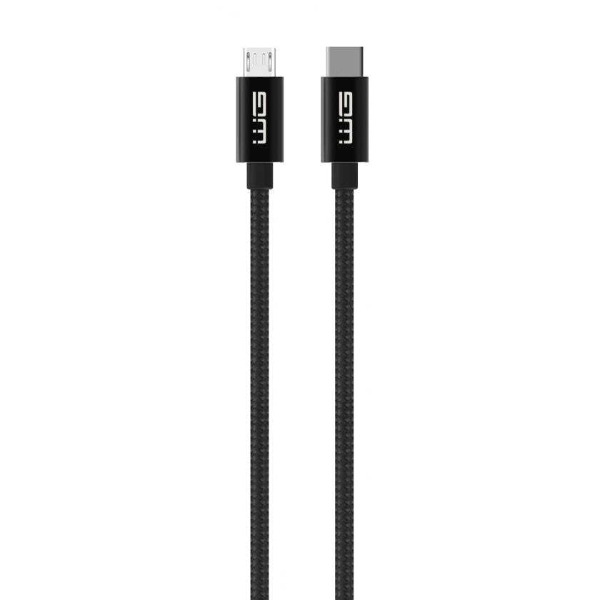 Kábel WG Micro USB, 1m, čierna