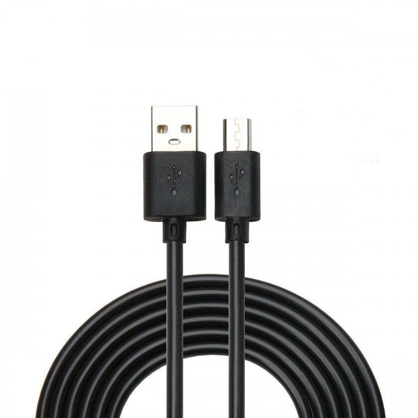 Kábel WG Micro USB na USB, predĺžený konektor, 1m, čierna