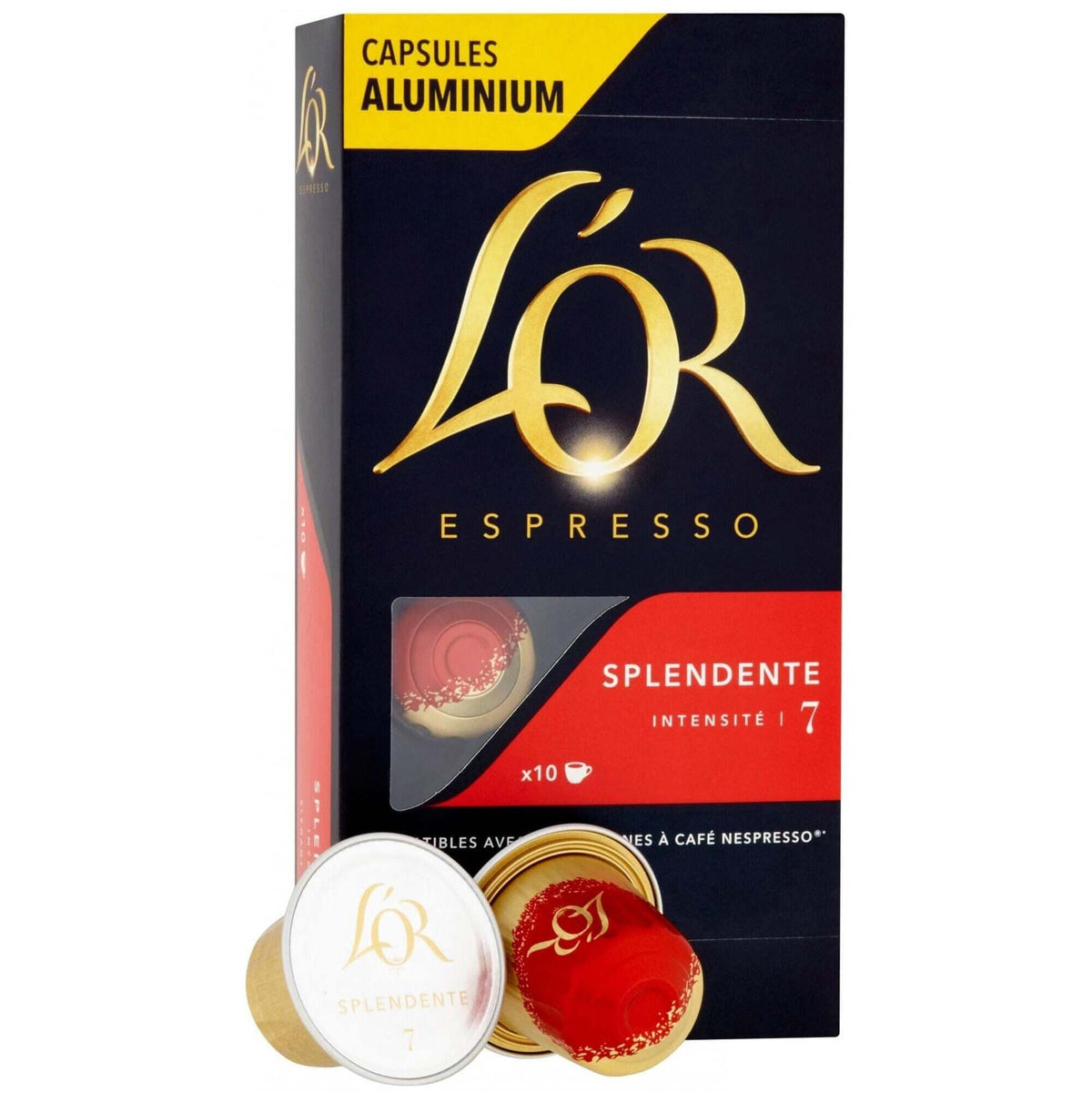 Kapsle L&#39;OR Espresso Splendente, 10 ks Tovar s prechádzajúcou expiráciou