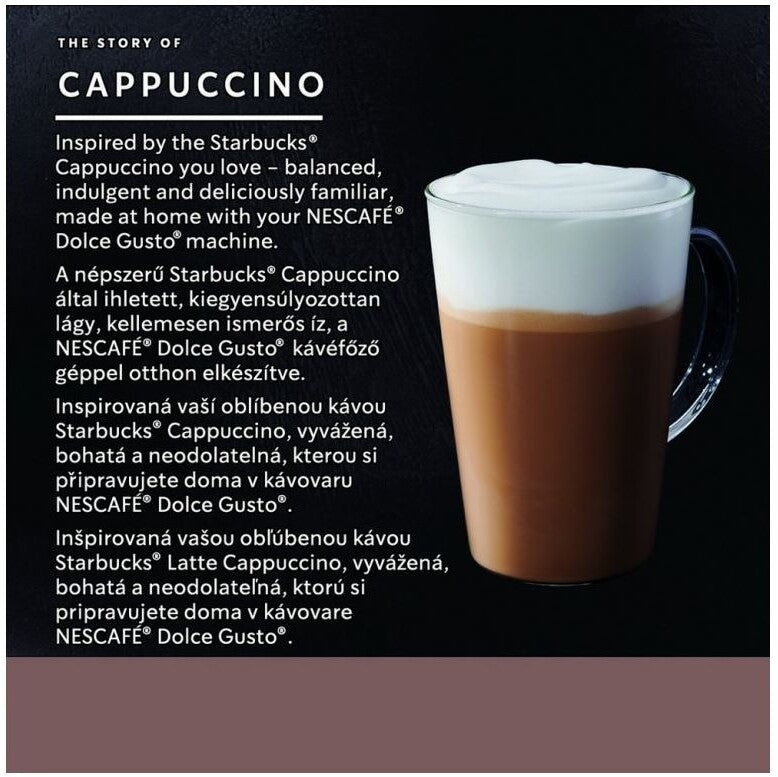 Kapsule Nescafé Starbucks Cappuccino, 12ks