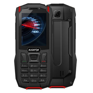 Odolný tlačidlový telefón Aligator K50 eXtremo, KaiOS, červená