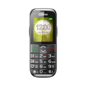 Tlačidlový telefón pre seniorov Maxcom MM720, čierna