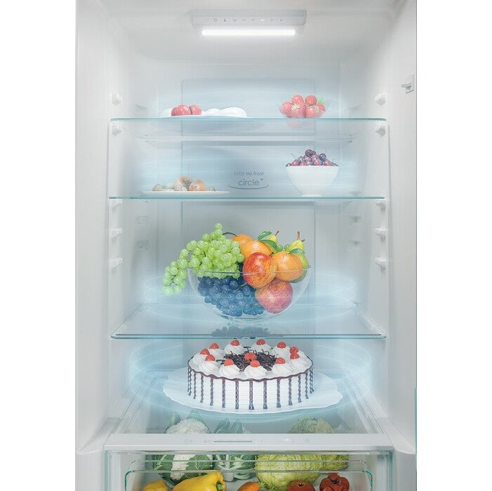 Kombinovaná chladnička s mrazničkou dole Candy CCE3T618EW