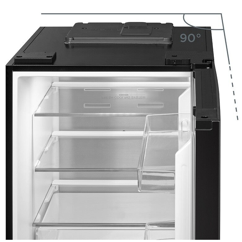 Kombinovaná chladnička s mrazničkou dole Concept LK6460bc