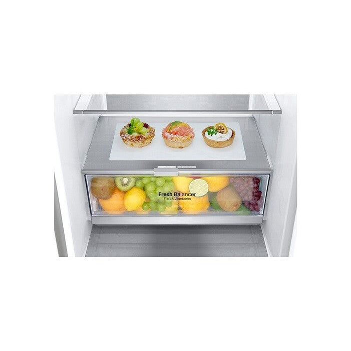 Kombinovaná chladnička s mrazničkou dole LG GBB72MBUBN