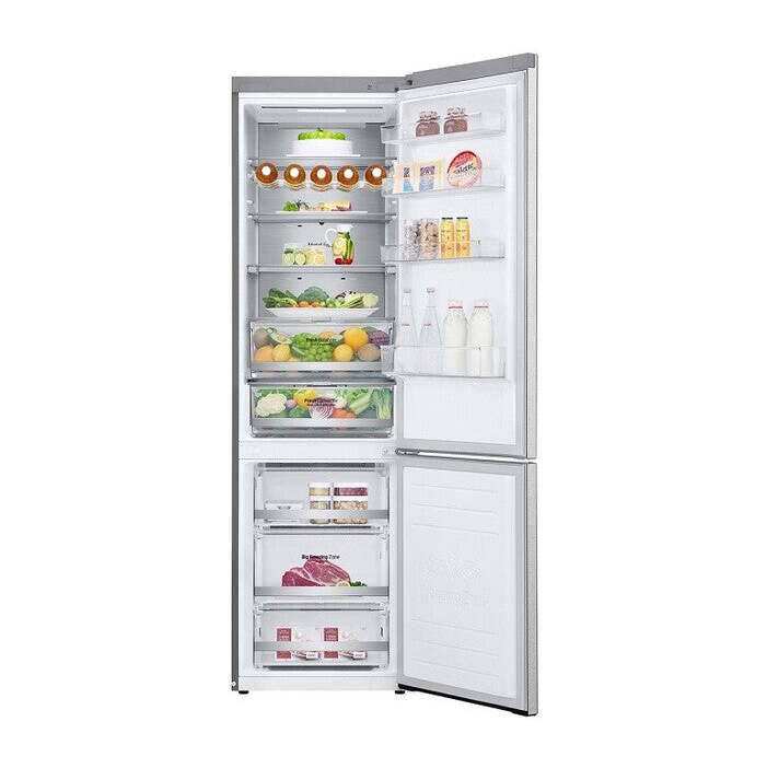 Kombinovaná chladnička s mrazničkou dole LG GBB72MBUBN VADA VZHĽADU, ODRENINY