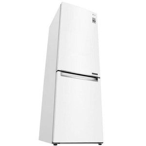 Kombinovaná chladnička s mrazničkou dole LG GBP31SWLZN,biela VADA VZHĽADU, ODRENINY