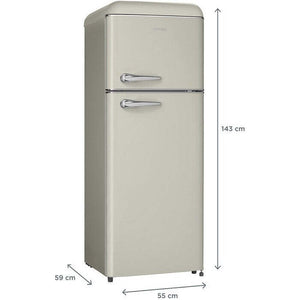 Kombinovaná chladnička s mrazničkou hore Concept LFTR4555ber
