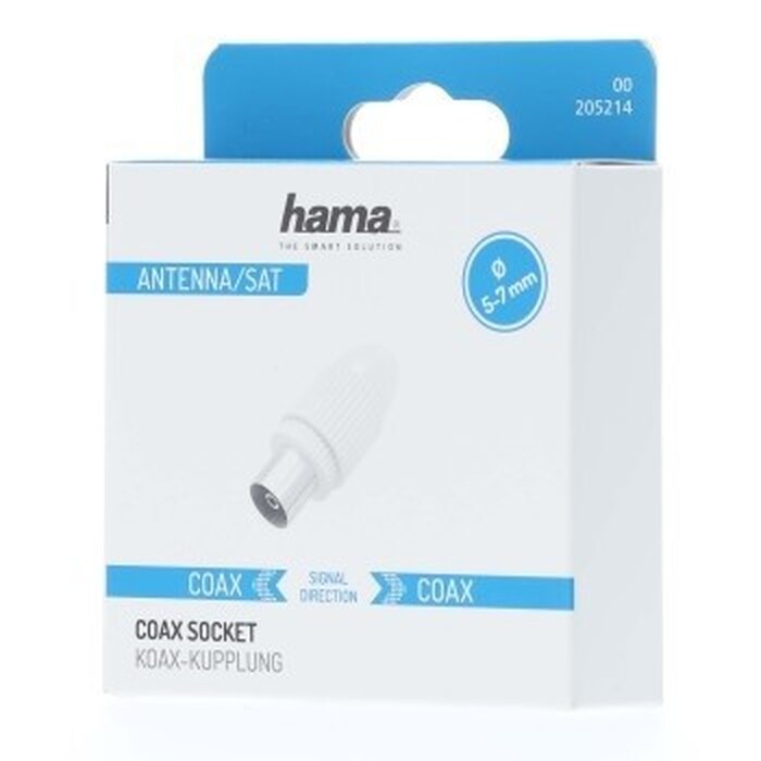 Konektor Hama 205214, koaxiálna zásuvka IEC