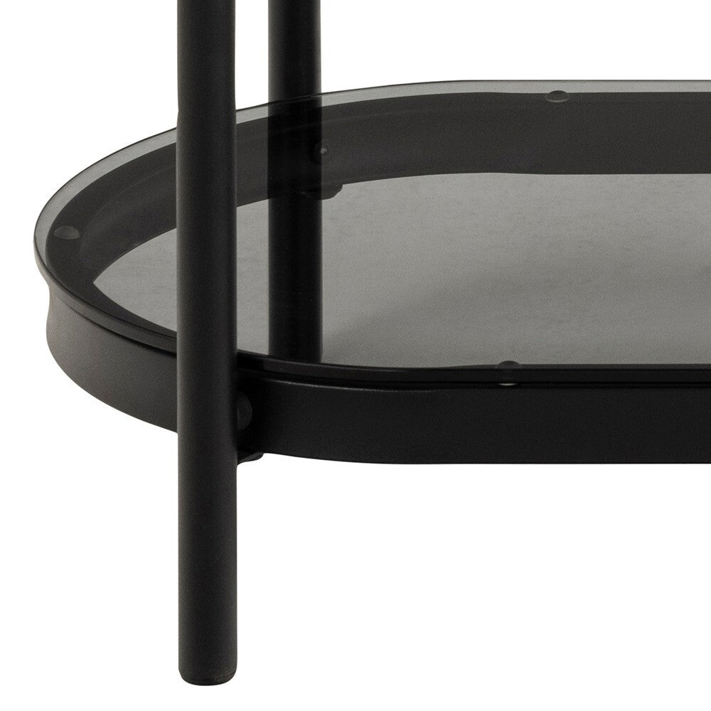 Konzolový stolík Stafori (čierna)