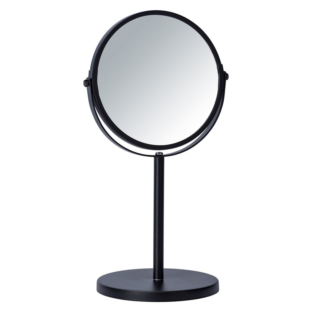 Kozmetické zrkadlo Wenko Assisi, čierne, ? 17 cm