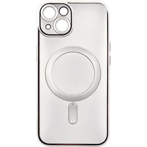 Zadný kryt pre Apple iPhone 13/14, Magic Eye Magnet, strieborná
