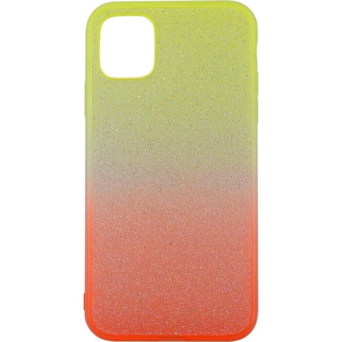 Zadný kryt pre iPhone 11, Rainbow, oranžovo/žltá