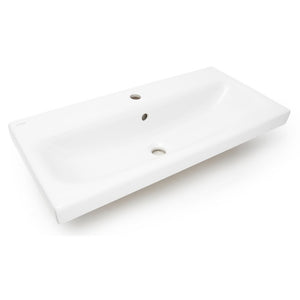 Kúpeľňová skrinka s umývadlom Charlotte 80x62x37,5 cm biela lesk