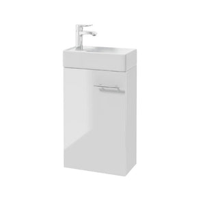 Kúpeľňová skrinka s umývadlom Kick (40x68x22 cm, biela)