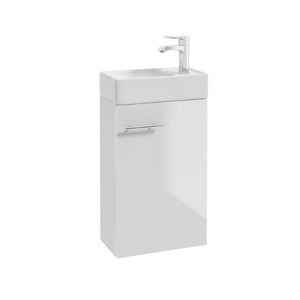 Kúpeľňová skrinka s umývadlom Kick (40x68x22 cm, biela) - II. akosť