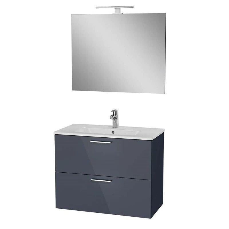 Kúpeľňová zostava Moira (79x61x39,5 cm, sivá)