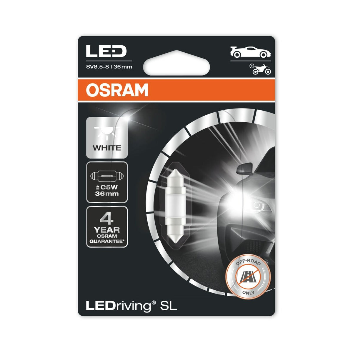 LED autožiarovka C5W OSRAM LEDriving SL