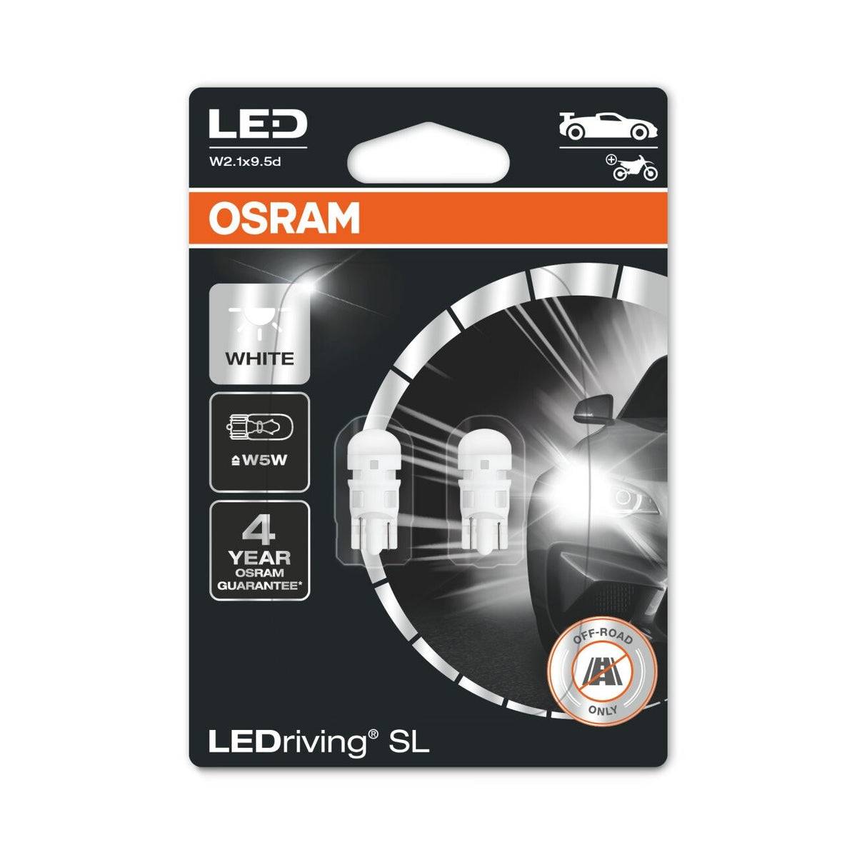 LED autožiarovka W5W OSRAM LEDriving SL, 2ks