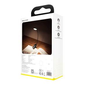 LED lampa Baseus s klipom, sivá
