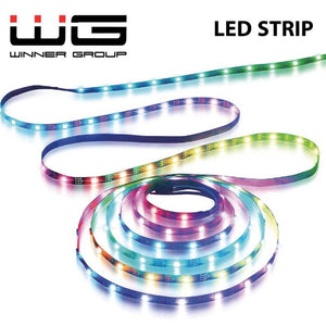 LED RGB opasok WG11 s aplikáciou, 2x5 metrov, IP 65