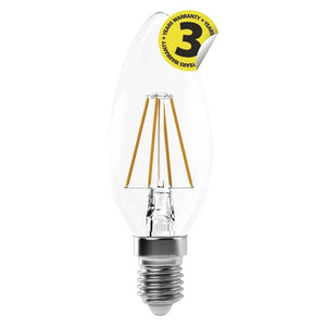 LED žiarovka Emos Z74214, E14, 4W, sviečka, neutrálna biela