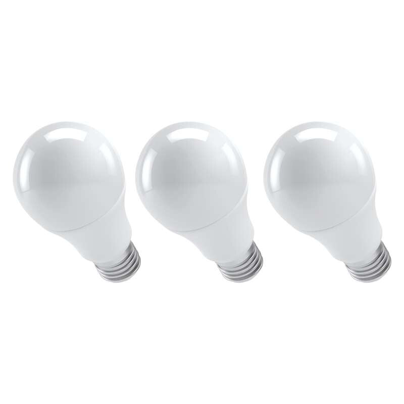 LED žiarovka Emos ZQ51603, E27, 14W, guľatá, teplá biela, 3ks