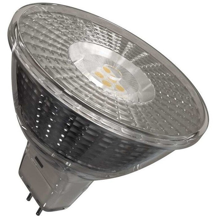 LED žiarovka Emos ZQ8433, GU5.3, 4,5W, číra, teplá biela