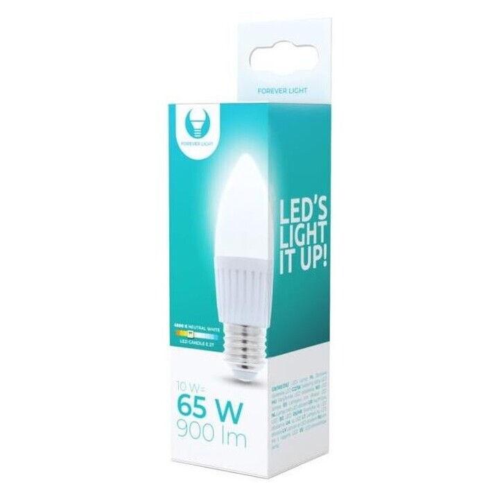 LED žiarovka Forever E27 10W 230V 4500K 900lm neutrálna biela